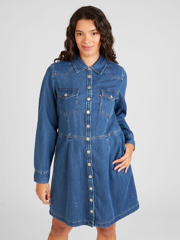 Levi's® Plus Kleid in Blau: predná strana