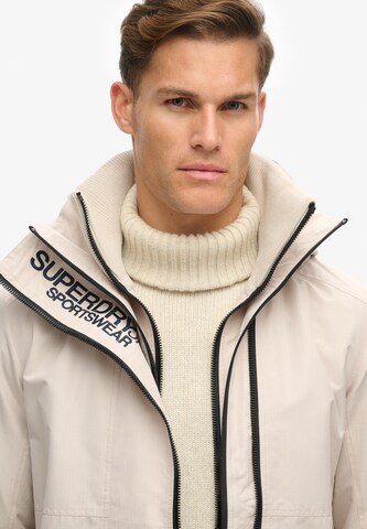 Superdry Демисезонная куртка 'Yachter' в Серый