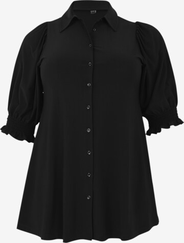 Yoek Blouse in Black: front