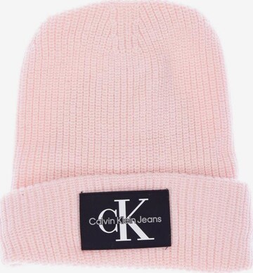 Calvin Klein Jeans Hat & Cap in One size in Pink: front