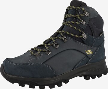 HANWAG Lace-Up Boots 'Banks GTX' in Blue: front