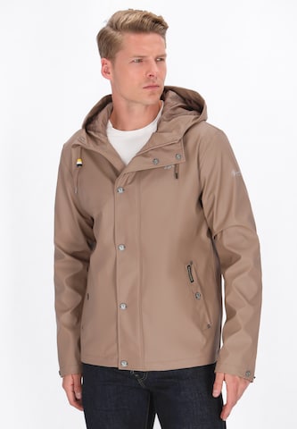 Schmuddelwedda - Chaqueta funcional en marrón: frente
