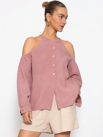SASSYCLASSY Blouse in Pink: front