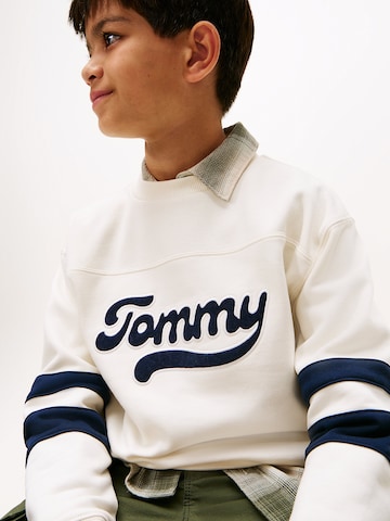 TOMMY HILFIGER Pullover 'Varsity' in Beige