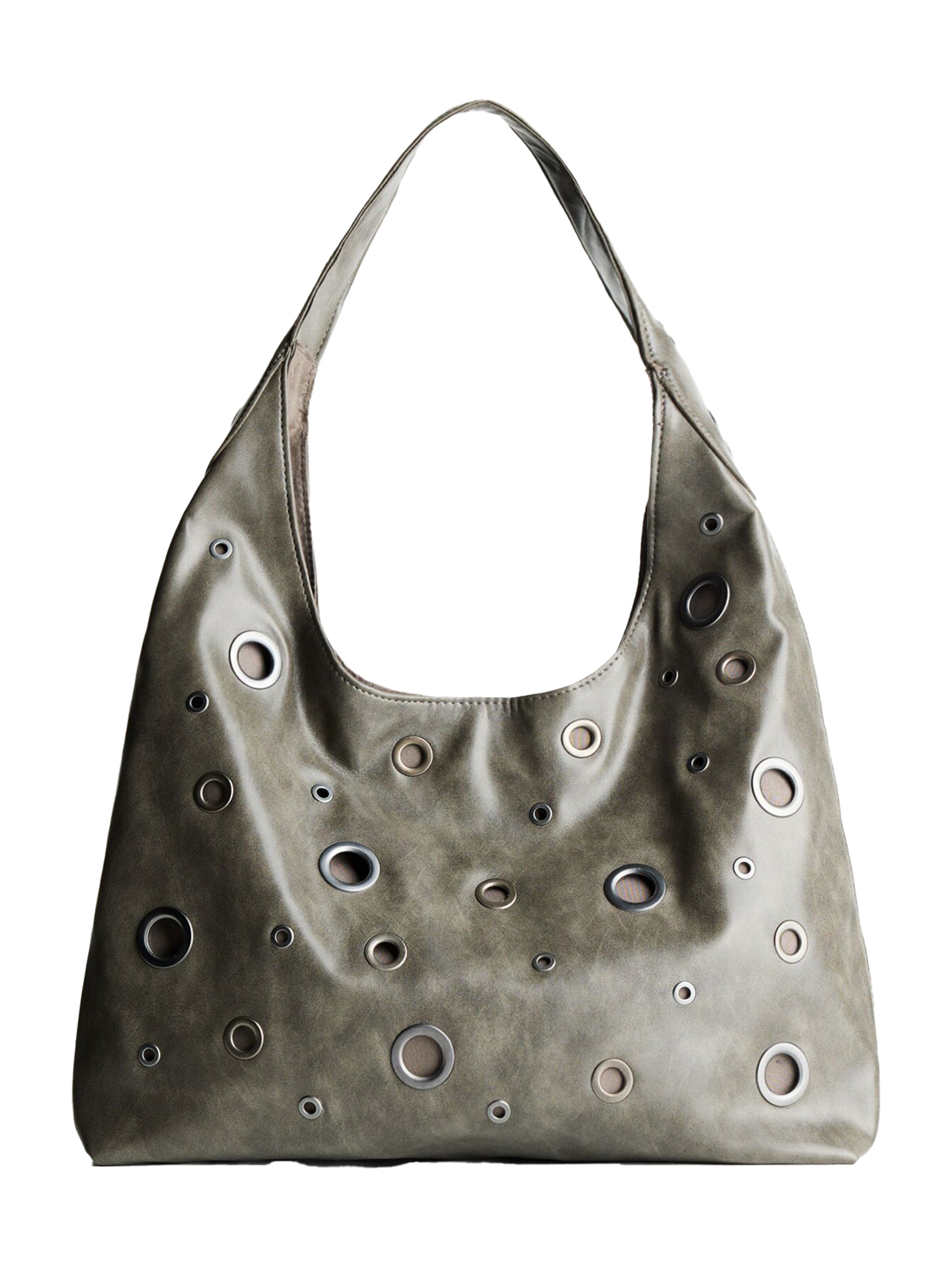 Bershka Shopper in Grau: Vorderseite