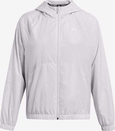 UNDER ARMOUR Veste outdoor en gris clair / blanc, Vue avec produit