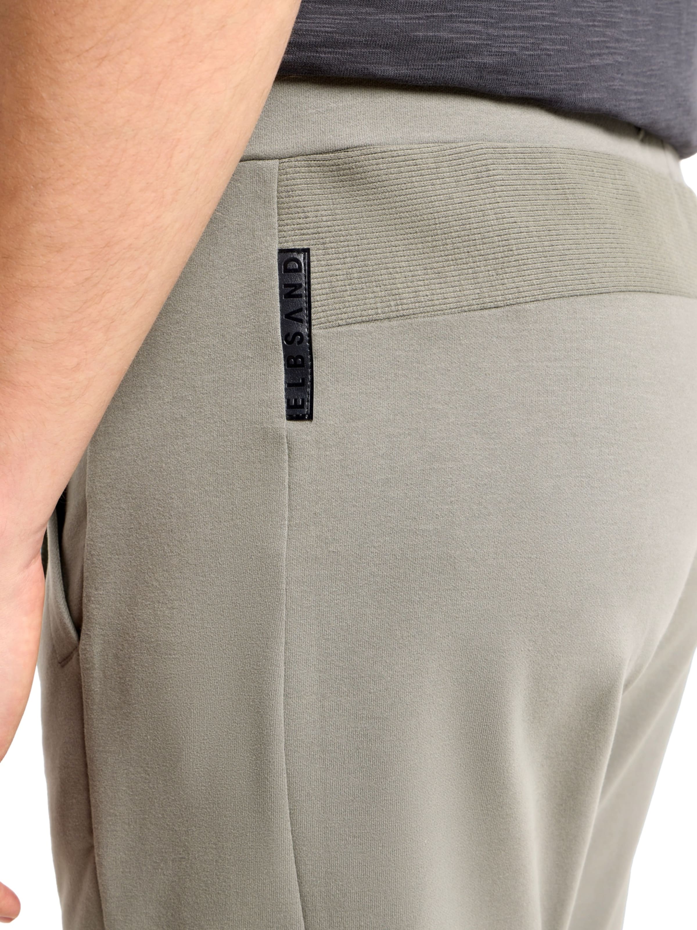 Elbsand Regular Trousers 'Jonte' in Beige