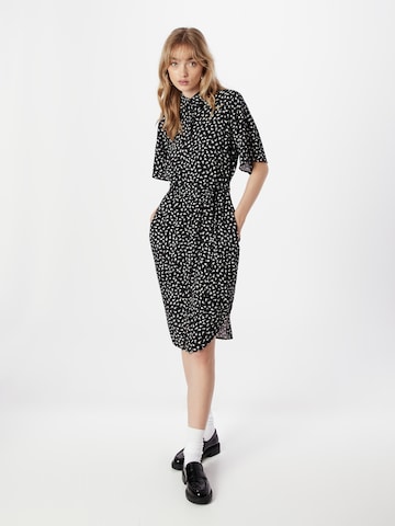 Monki Shirt dress in Black: front