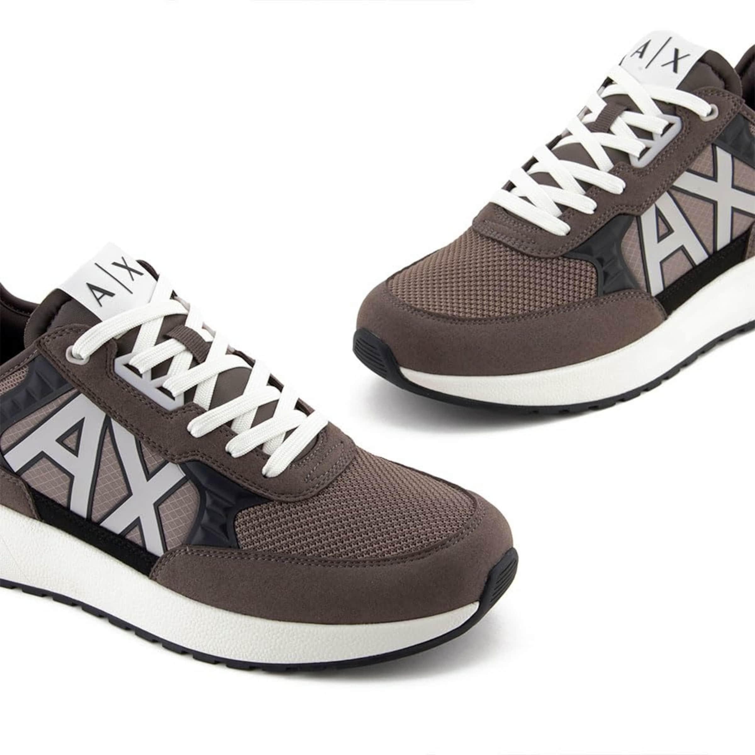 ARMANI EXCHANGE Sneakers laag in Bruin