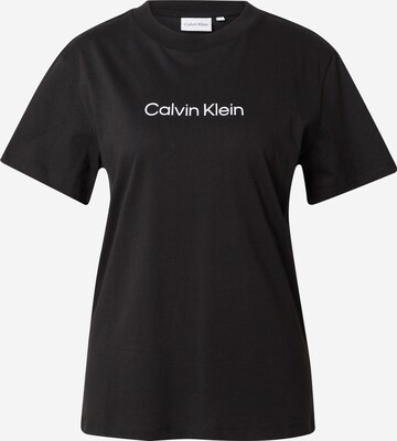 T-shirt 'HERO' Calvin Klein en noir : devant