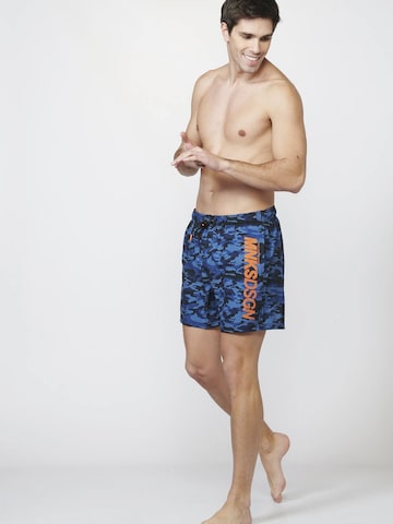 KOROSHI Badeshorts in Blau