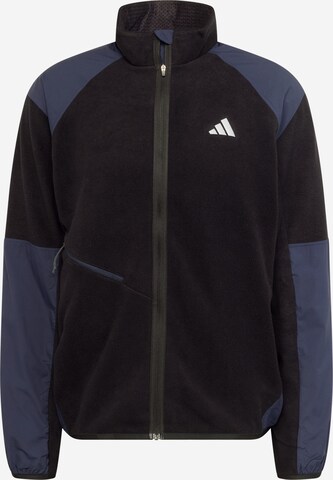 Veste en polaire fonctionnelle ADIDAS PERFORMANCE en noir : devant