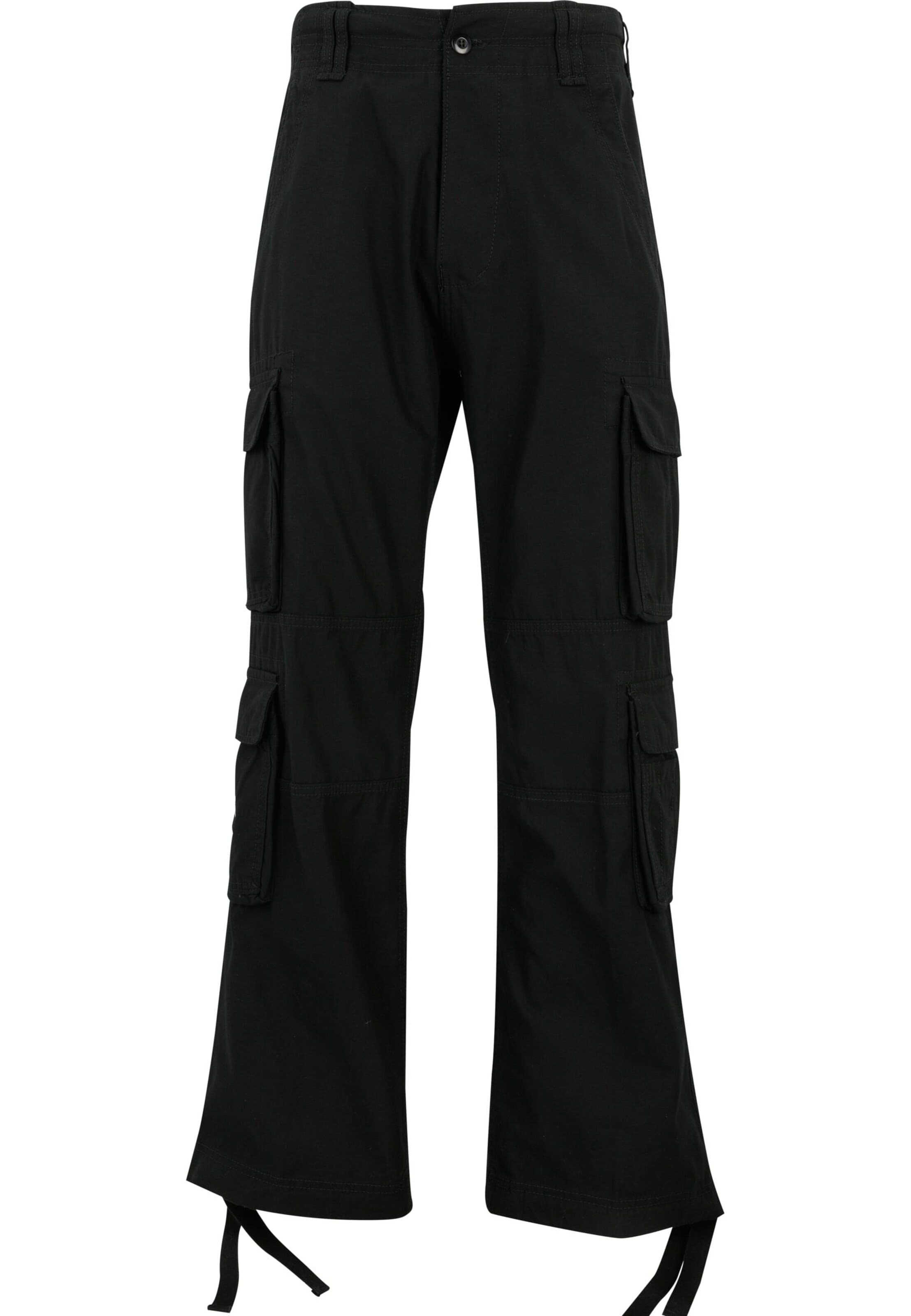 Regular Pantaloni cu buzunare de la Lost Youth pe negru: față