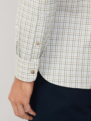 Hackett London Regular fit Overhemd in Groen