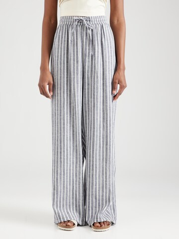 Wide Leg Pantalon 'Linn' VERO MODA en bleu : devant