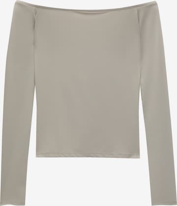 Pull&Bear Shirt in Beige: predná strana