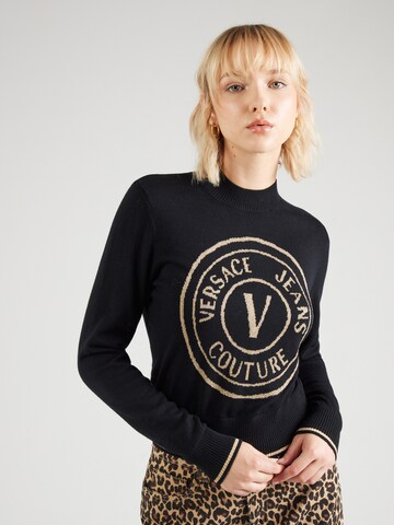 Versace Jeans Couture Tröja i svart: framsida