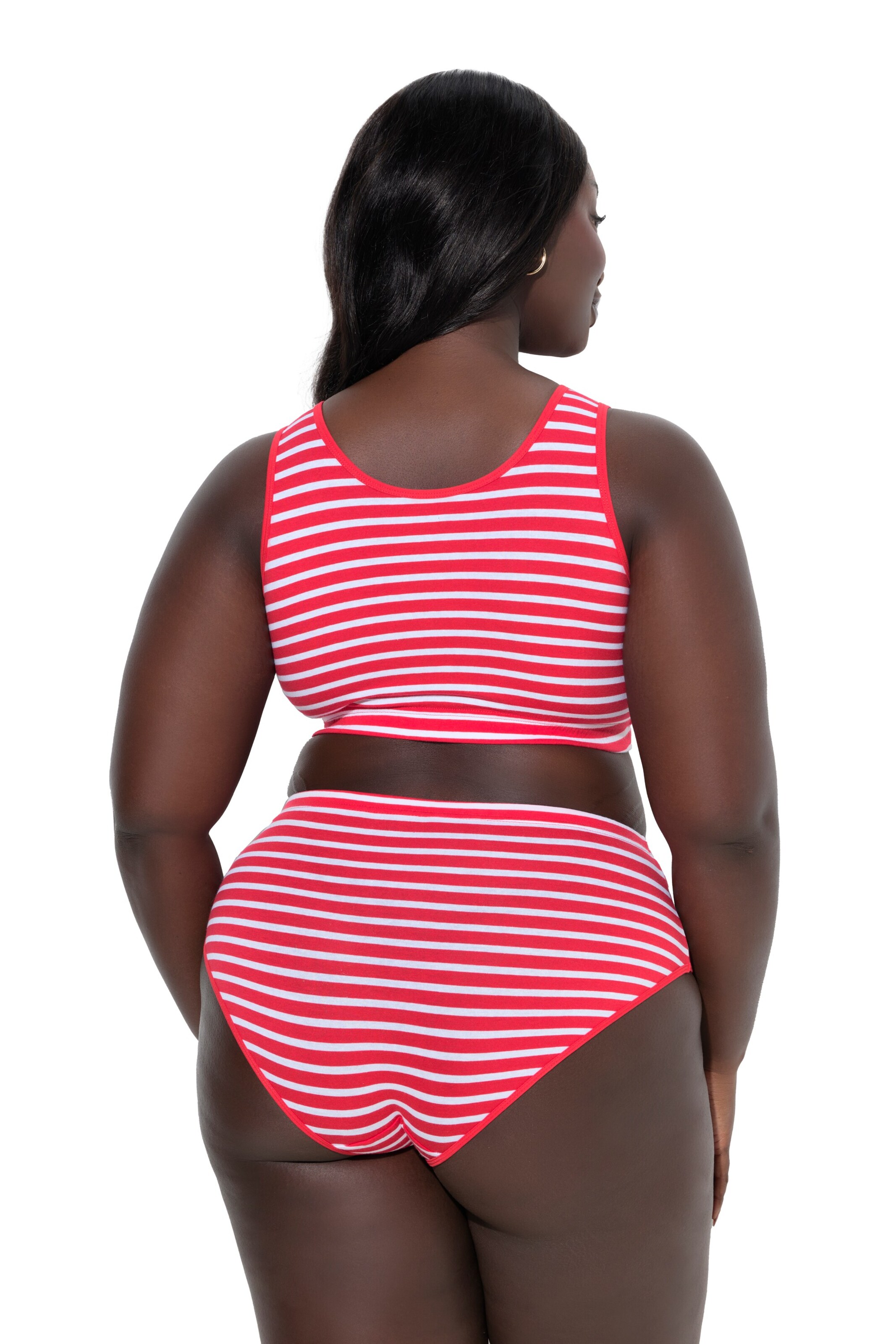 Ulla Popken Bralette Bra in Pink