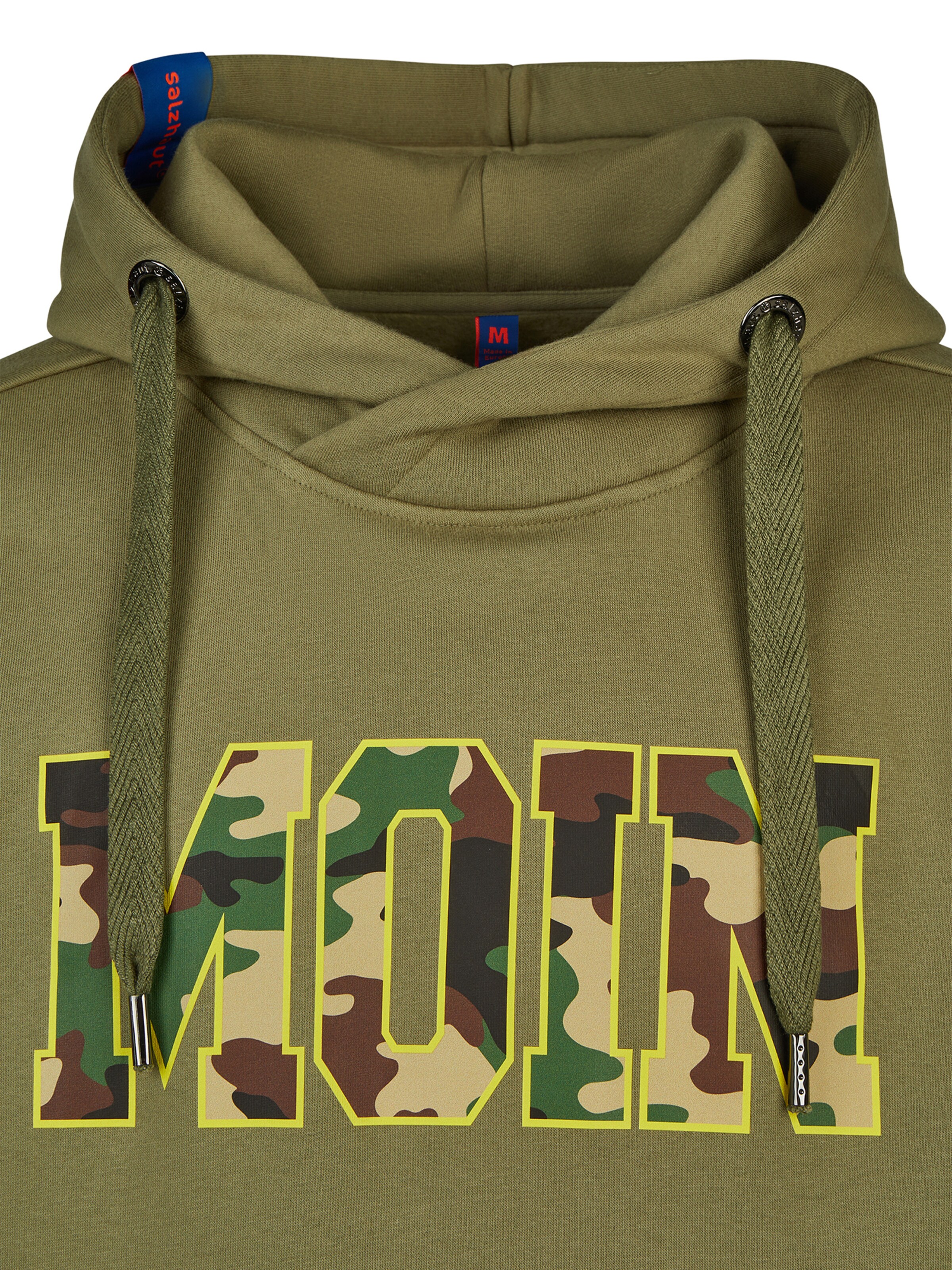 salzhaut Sweatshirt 'Heff - Moin' in Grün: Vorderseite