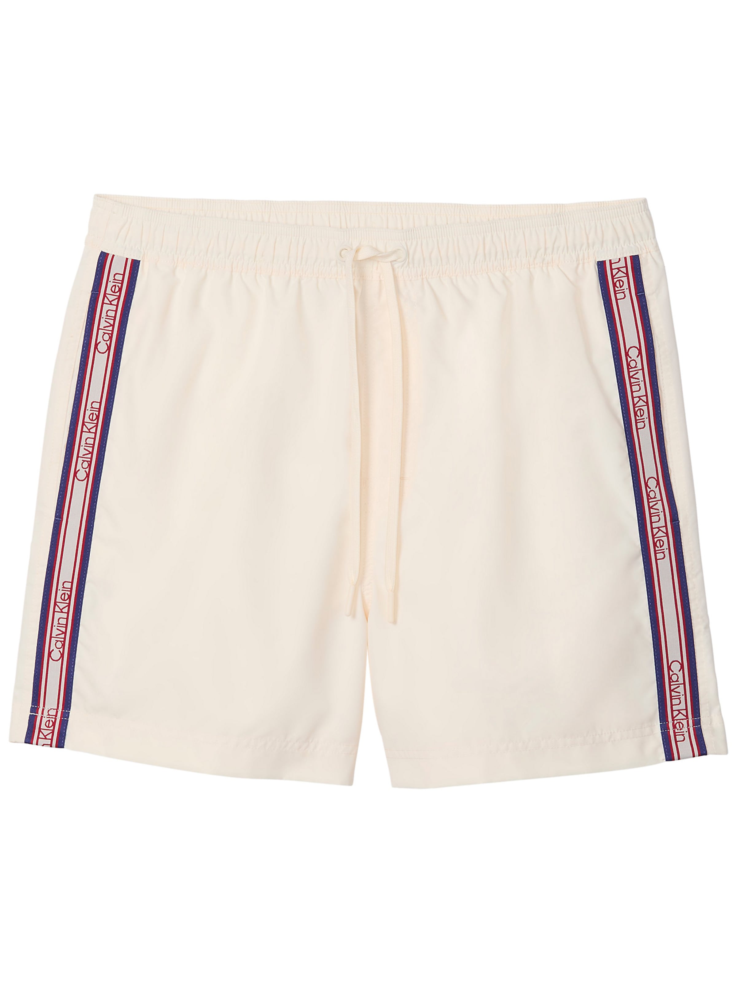 Shorts de bain Calvin Klein Swimwear en beige : devant