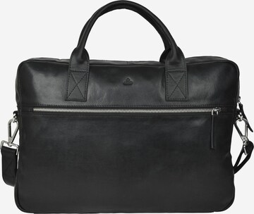 ADAX Document Bag 'Tobias' in Black: front