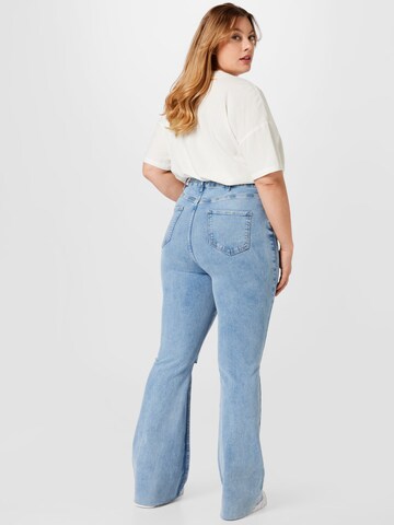 River Island Plus Flared Jeans in Blue