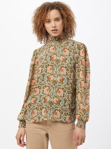 OBJECT Blouse 'STEPH DALILA' in Groen: voorkant