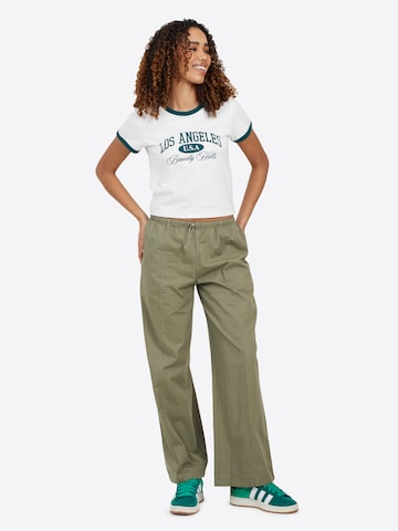 BRAVE SOUL Wide leg Broek in Groen