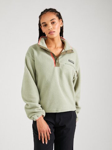 COLUMBIA Athletic Sweater 'Helvetia' in Green: front