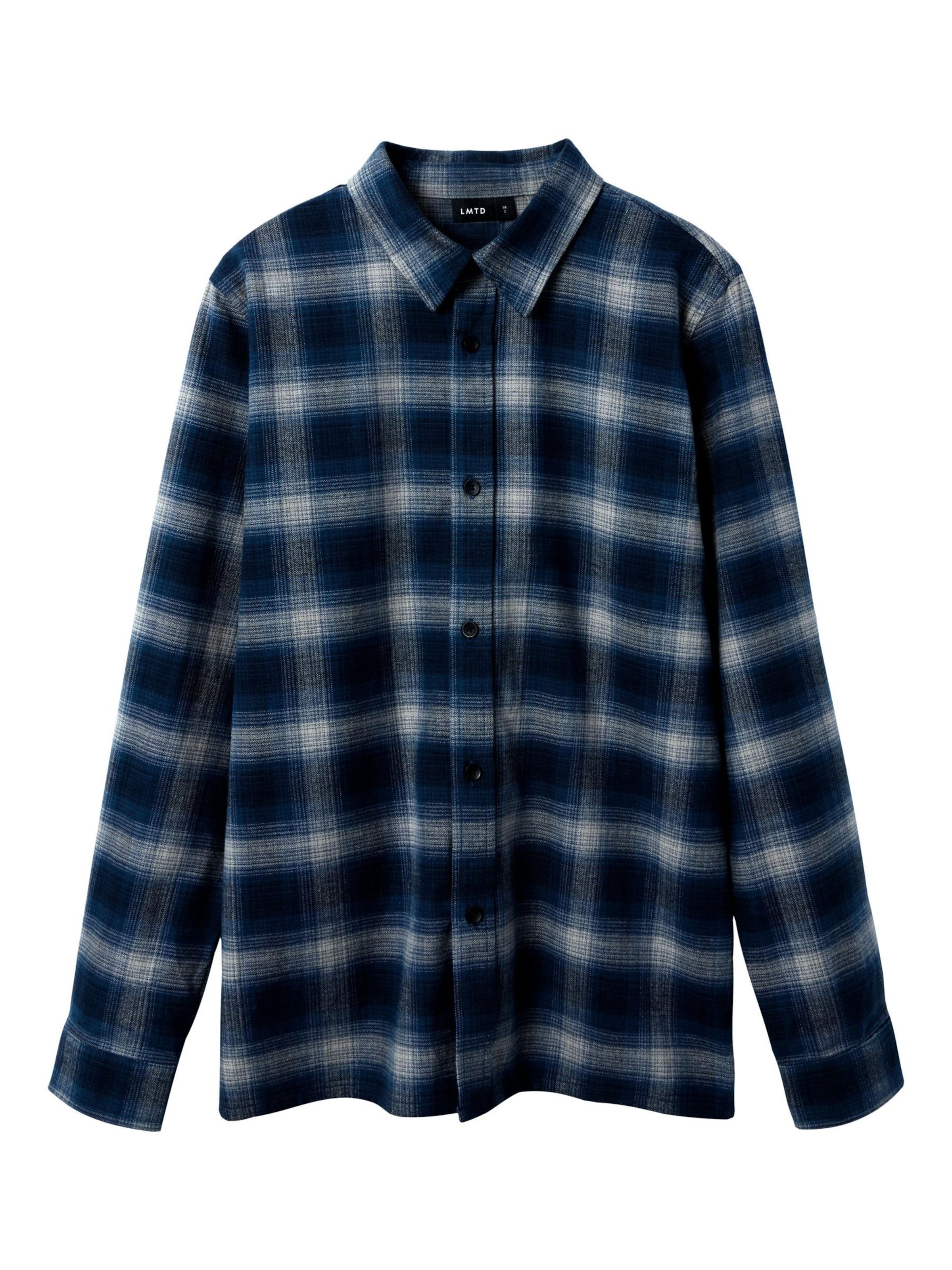 NAME IT - Ajuste regular Camisa en azul: frente