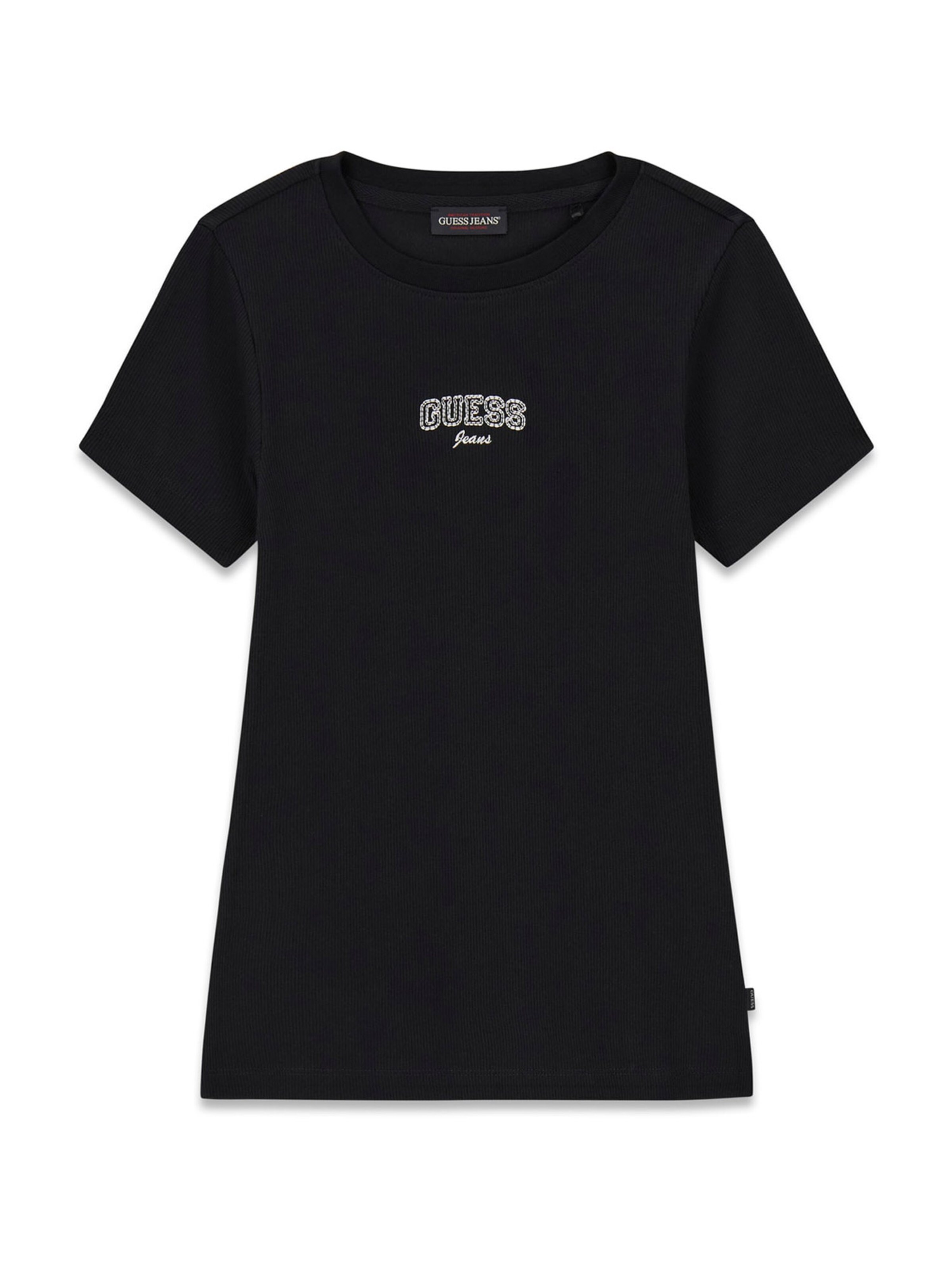 GUESS T-Shirt in Schwarz: Vorderseite