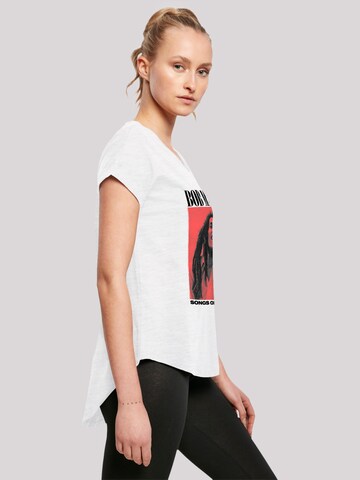 T-shirt 'Bob Marley Songs Of Freedom Reggae Music' F4NT4STIC en blanc