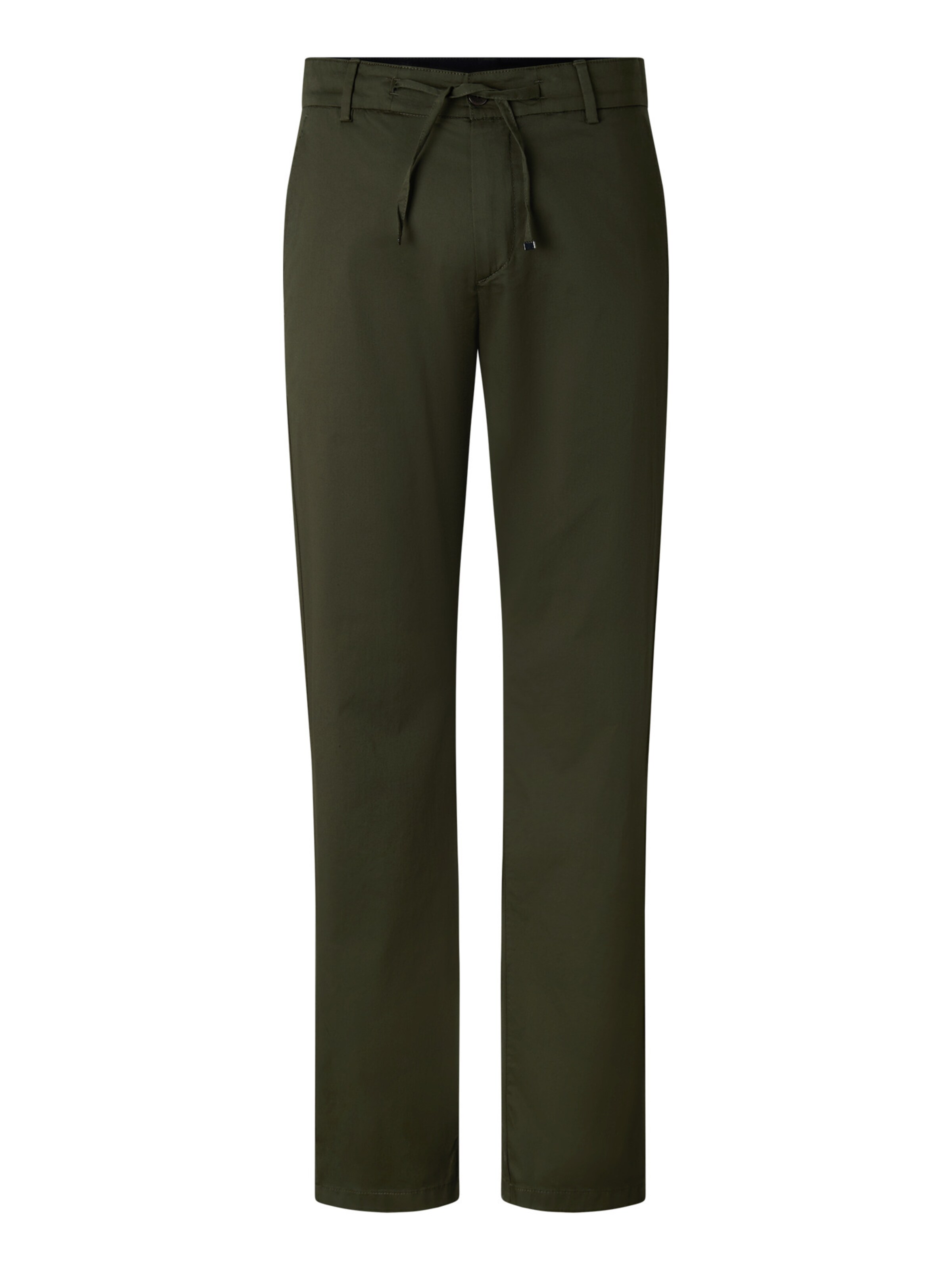 BOGNER Regular Chino Pants 'Riley' in Green: front