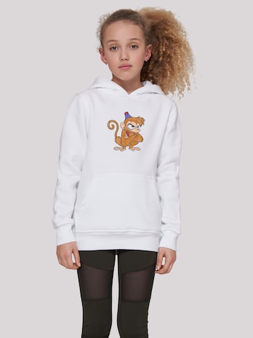 F4NT4STIC Sweatshirt 'Disney Aladdin Classic Angry Abu' in White: front