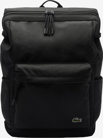 LACOSTE Backpack 'Neocroc' in Black: front
