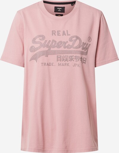 Superdry T-shirt en rose, Vue avec produit