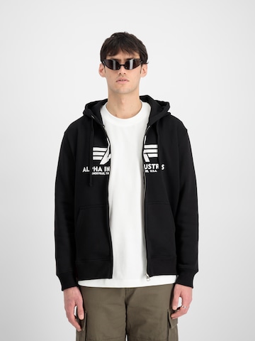 ALPHA INDUSTRIES Dressipluus, värv must: eest vaates