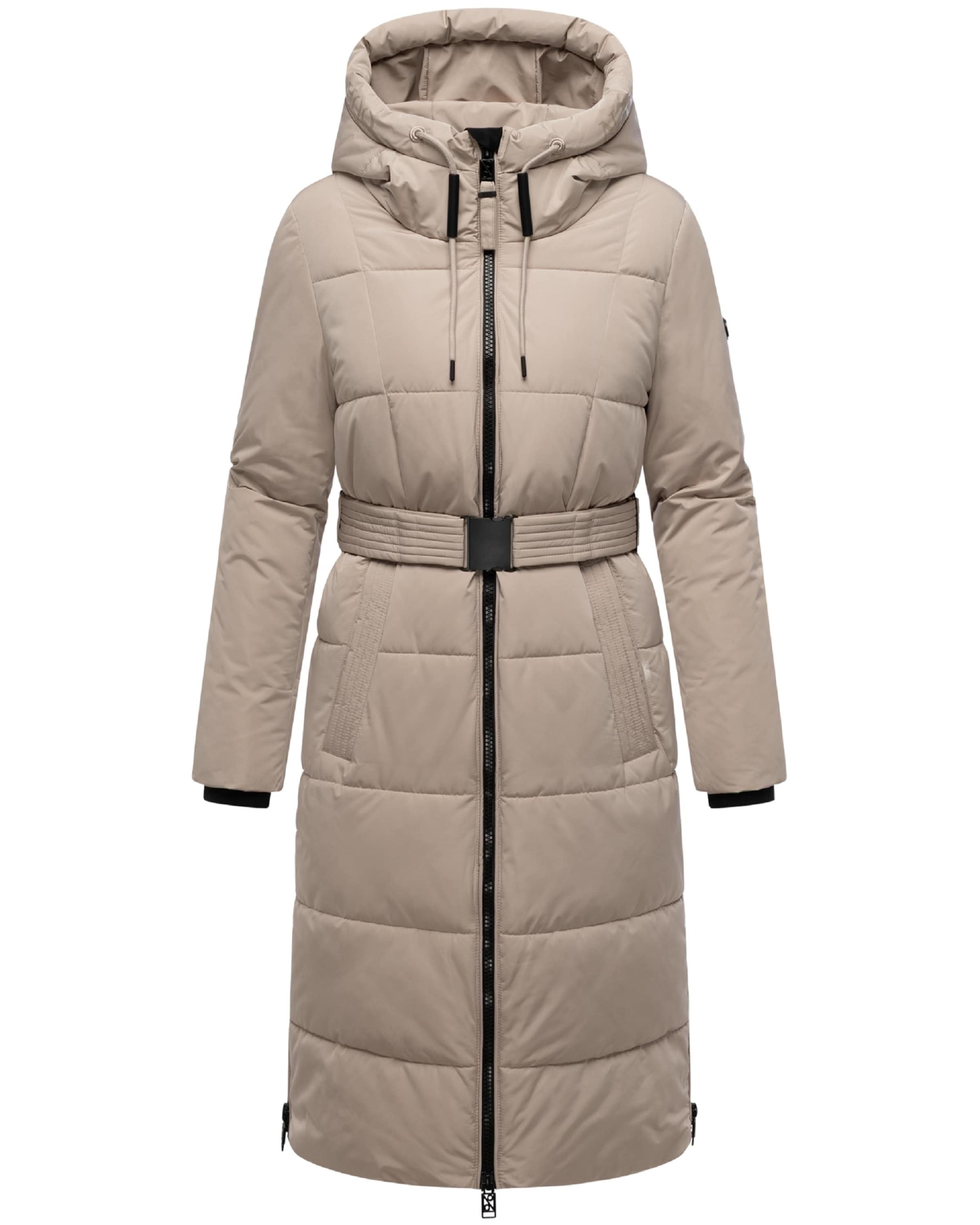 Manteau d’hiver 'Herbstnebel 14' NAVAHOO en marron : devant