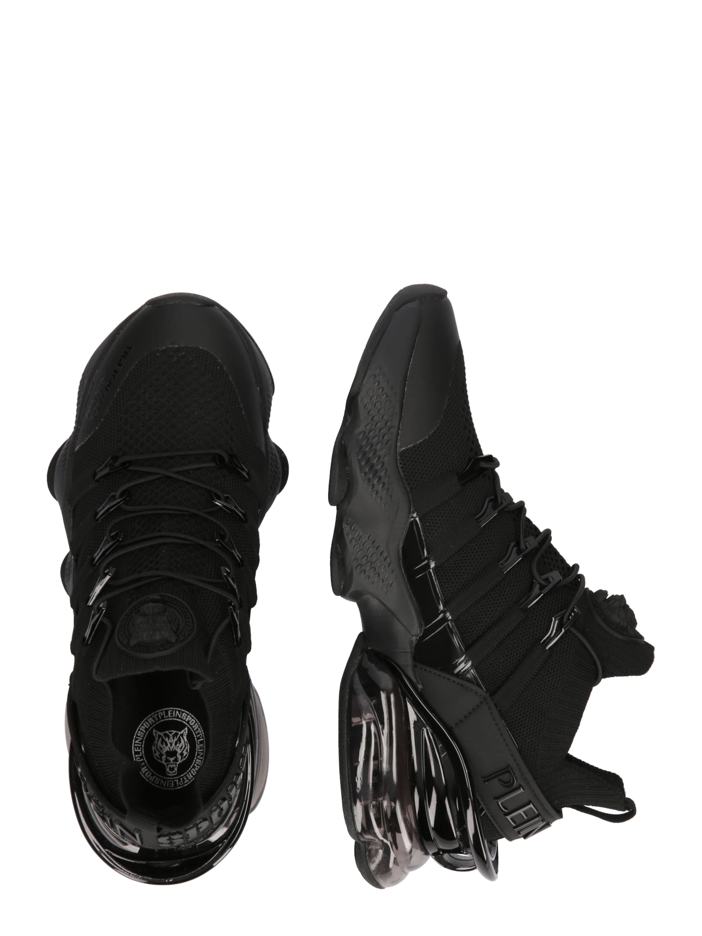 Plein Sport - Zapatillas deportivas bajas 'Tiger Attack//Gen.X.04' en negro