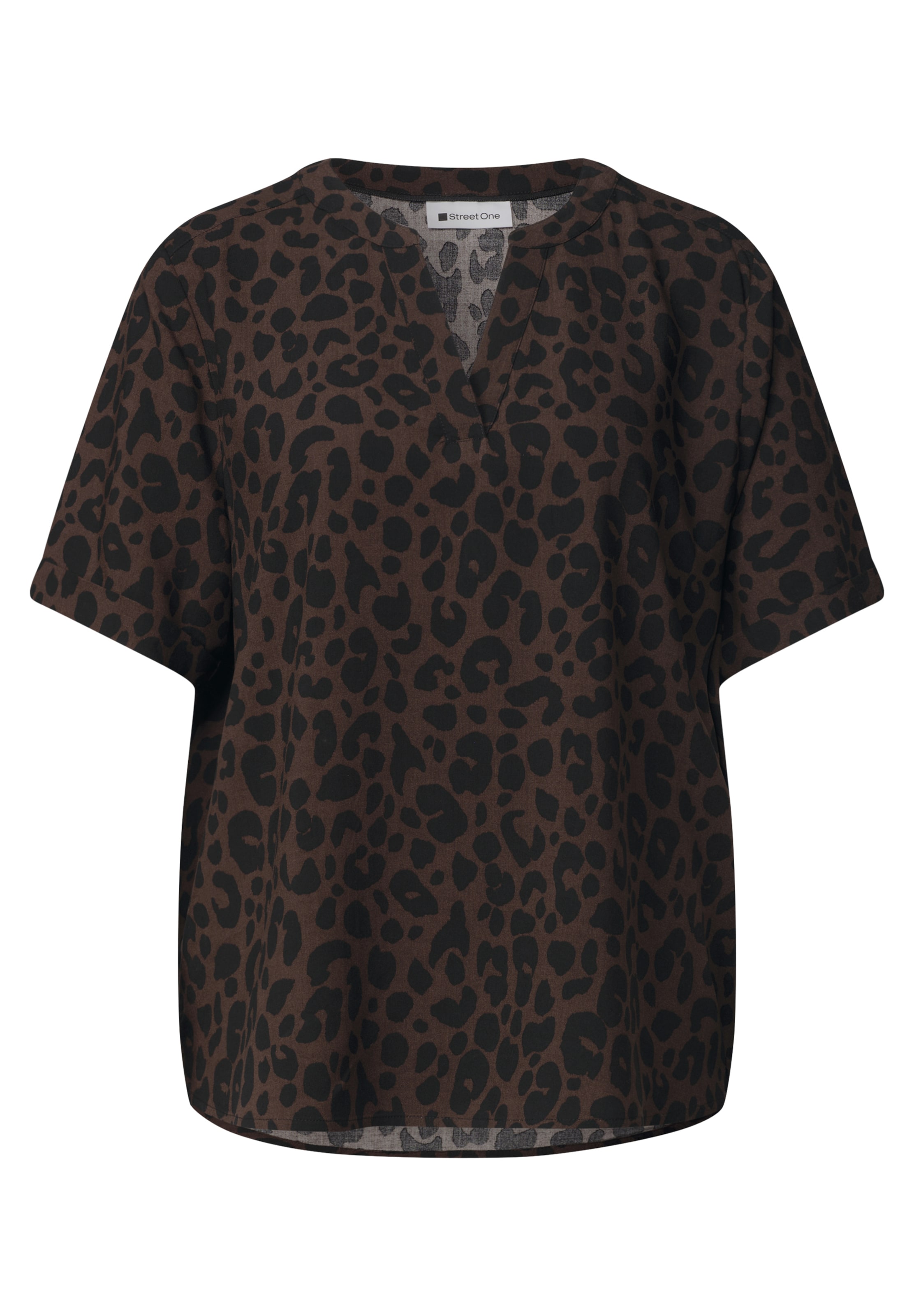 STREET ONE Bluse in Braun: Vorderseite
