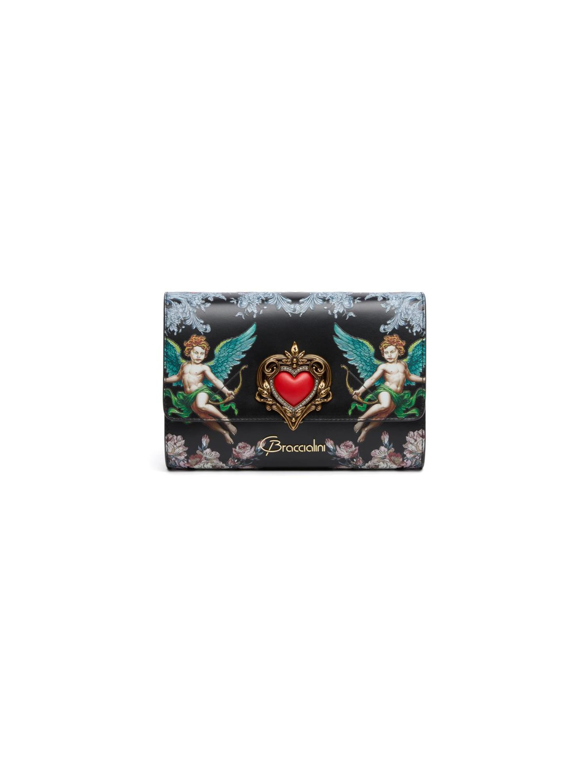 Braccialini - Bolso de noche 'Lady Angeli' en negro: frente