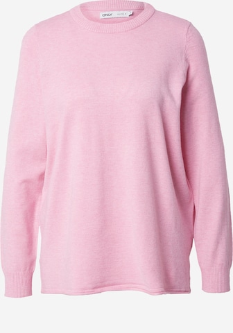 ONLY Pullover 'IBI' i pink: forside