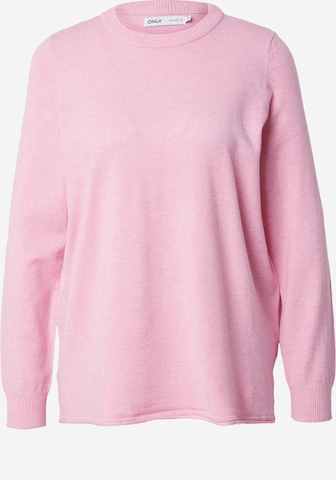 ONLY Sweater 'IBI' in Pink: front