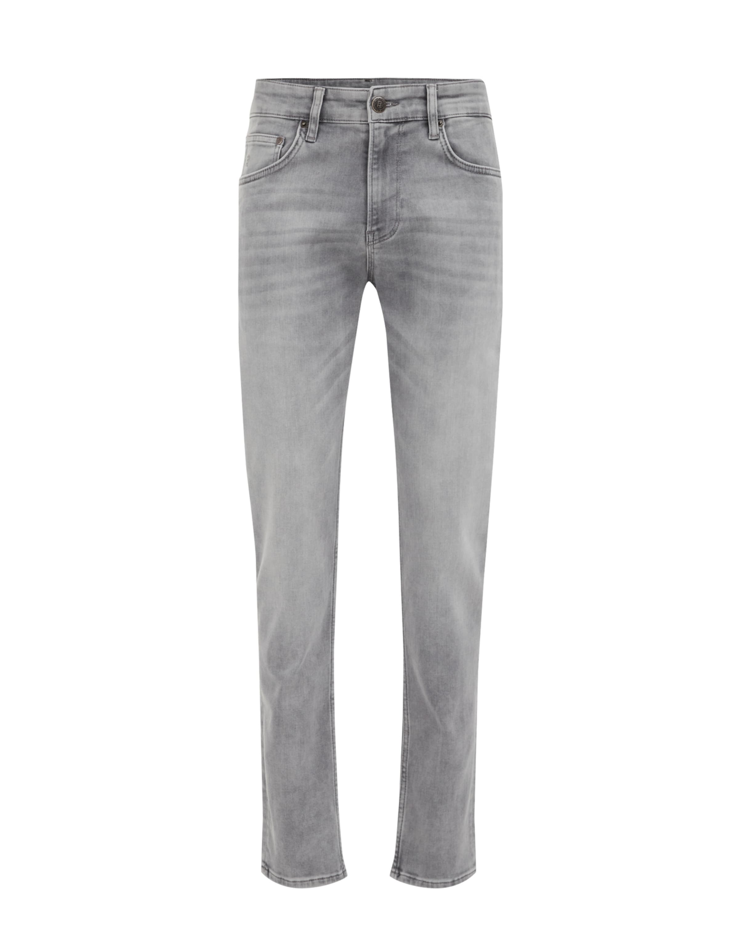 WE Fashion Slimfit Džíny – šedá: přední strana