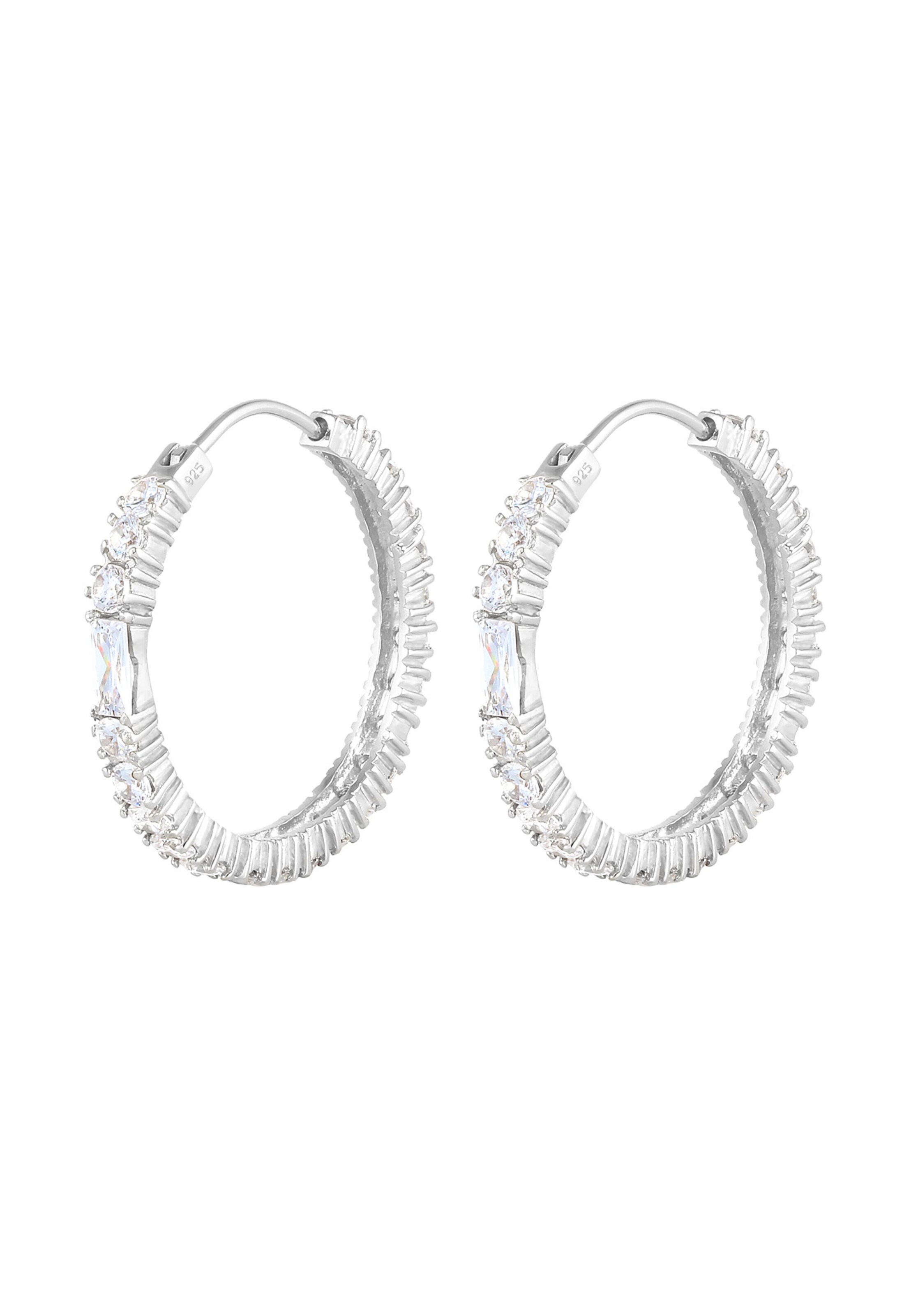 Boucles d'oreilles ELLI PREMIUM en argent : devant