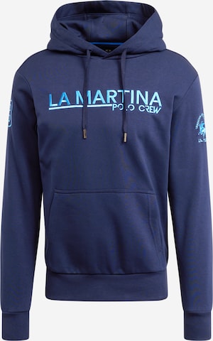 La Martina Sweatshirt in Blau: Vorderseite
