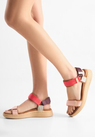 WODEN Sandals 'Line' in Pink