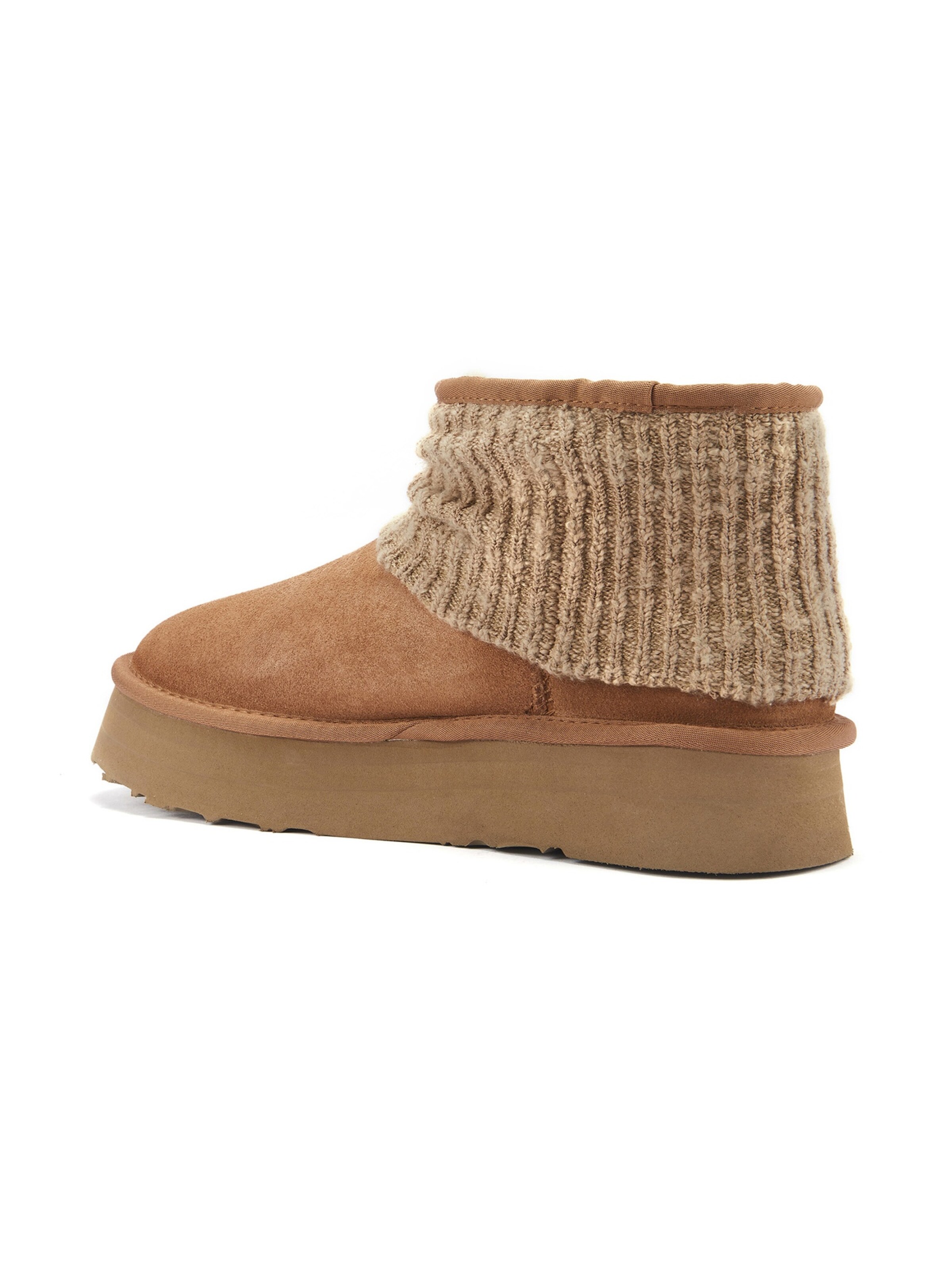 Australia Luxe Collective Bootie ' FAME ULTRA PLATFOAM ' in Brown