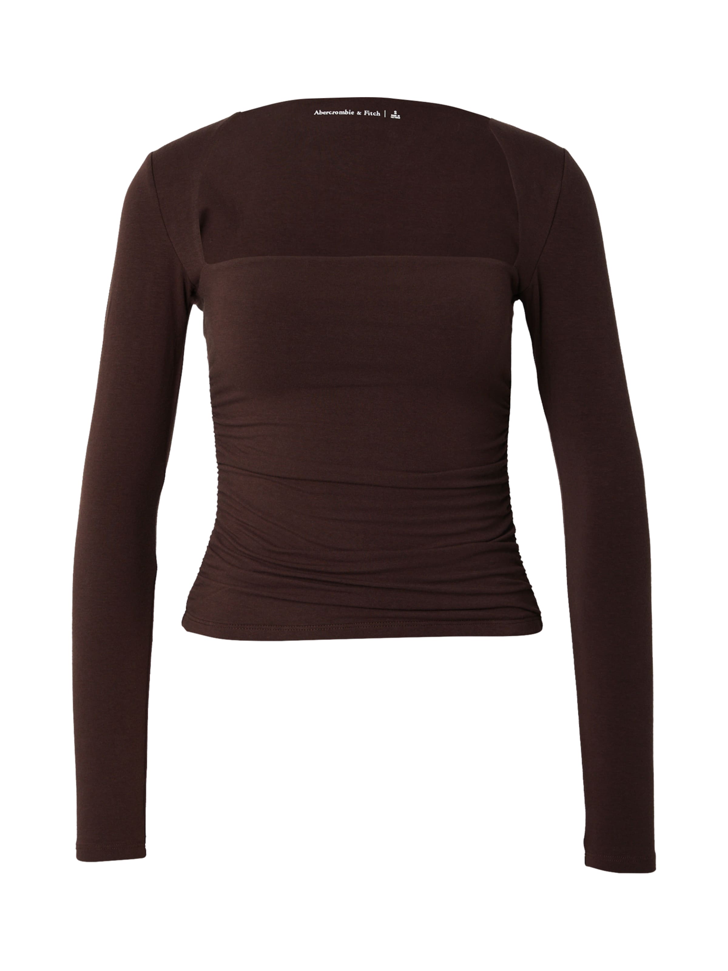 Abercrombie &amp; Fitch Μπλουζάκι σε καφέ: μπροστά