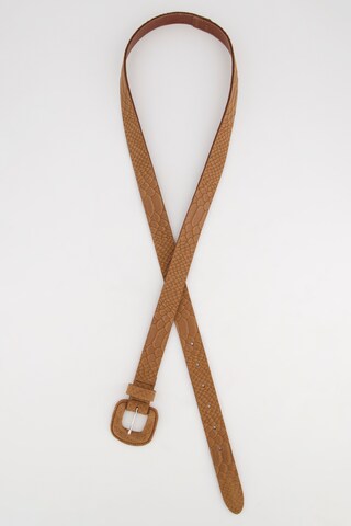 Ceinture Ulla Popken en marron : devant